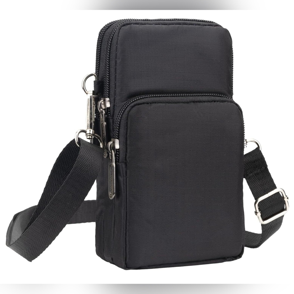Crossbody Bag Cell Phone Sleeve Concert Venue Bag Adiustable Strap Arm Wrist NWT